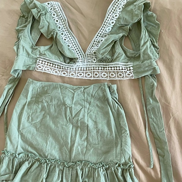SHEIN two piece skirt set